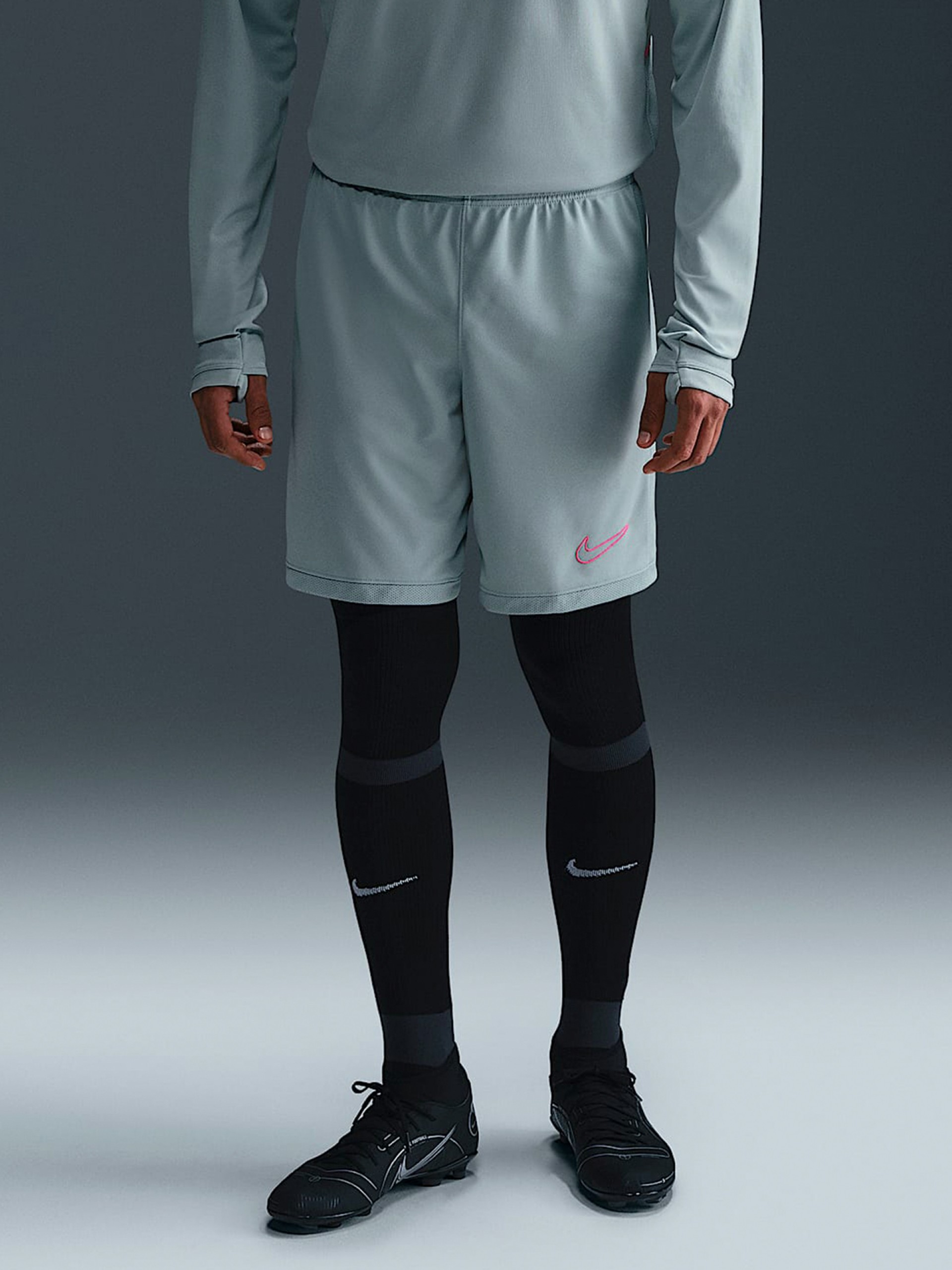 Pantalones Cortos de Fútbol Nike Academy Dri-FIT 21cm Azules Para Hombre