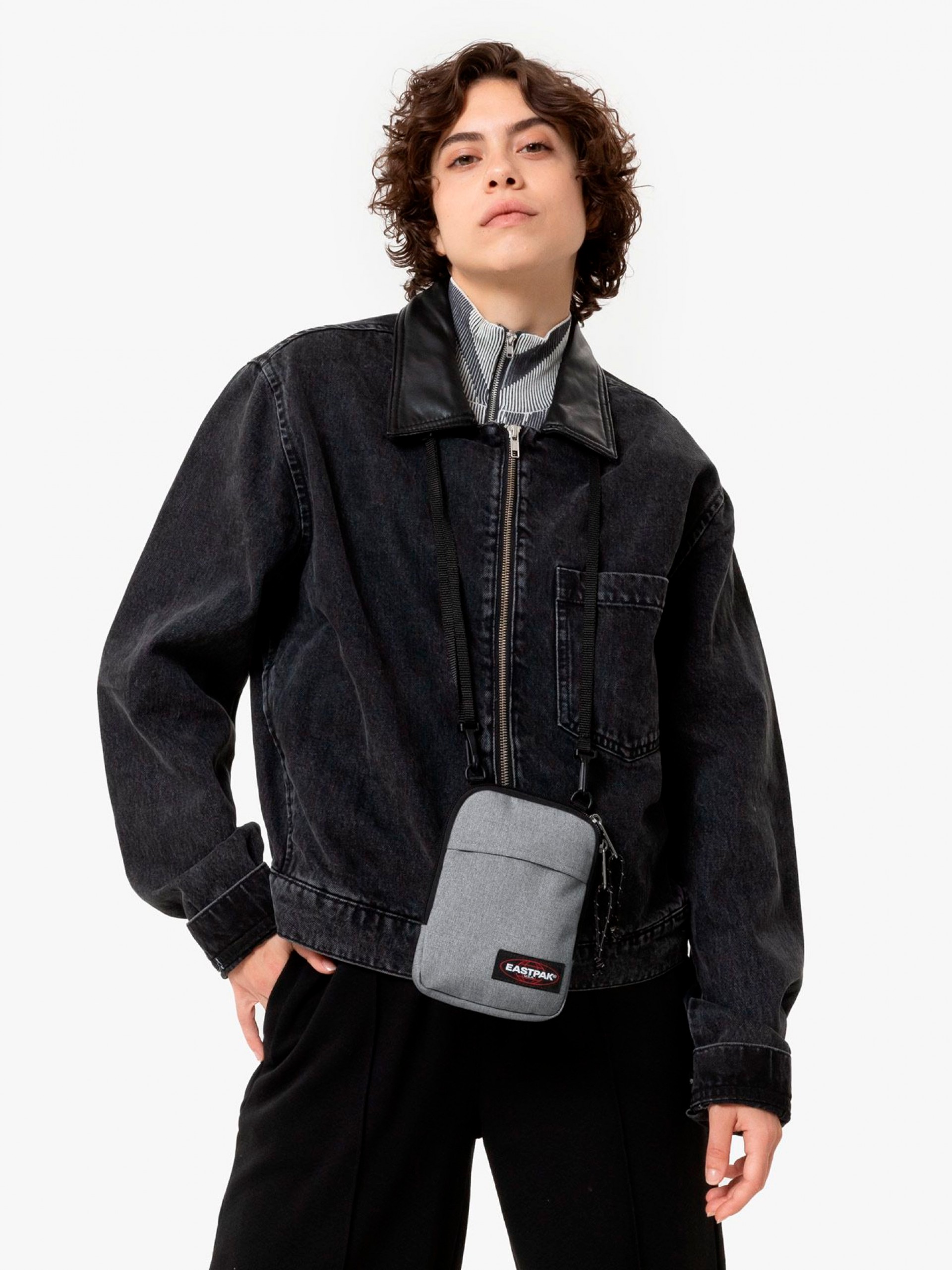 Bolsa a Tiracolo Eastpak Buddy Cinzenta