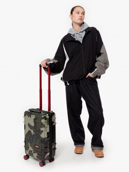 Eastpak Resist'R Zip Cabin Camouflage Pattern Suitcase
