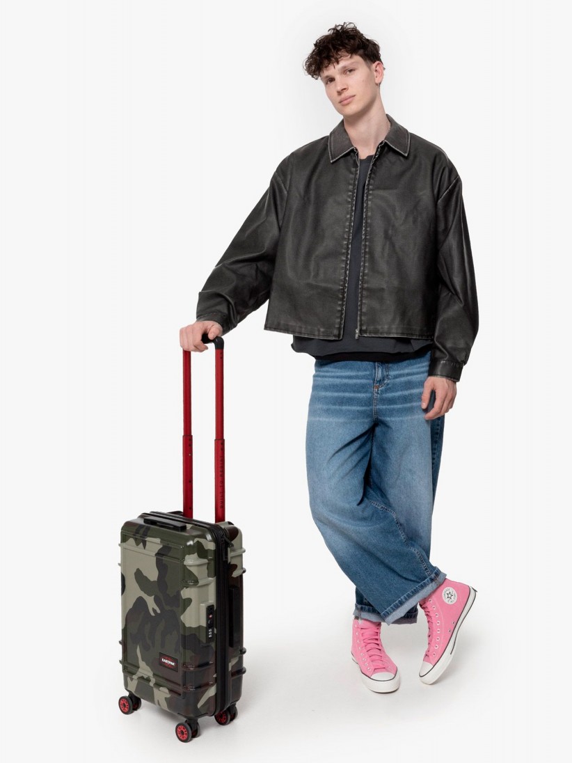 Eastpak Resist'R Zip Cabin Camouflage Pattern Suitcase