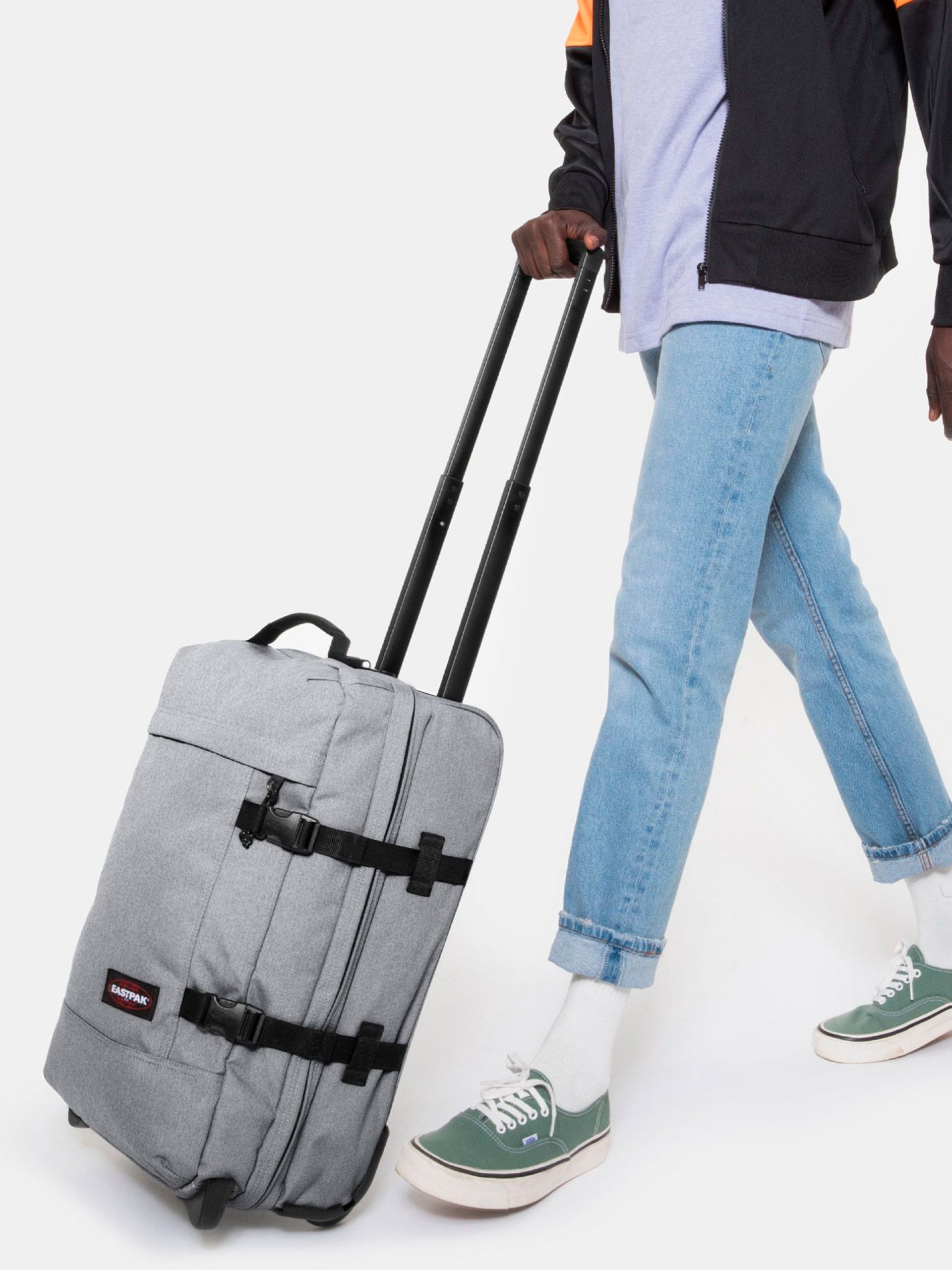 Eastpak Tranverz S Grey Suitcase