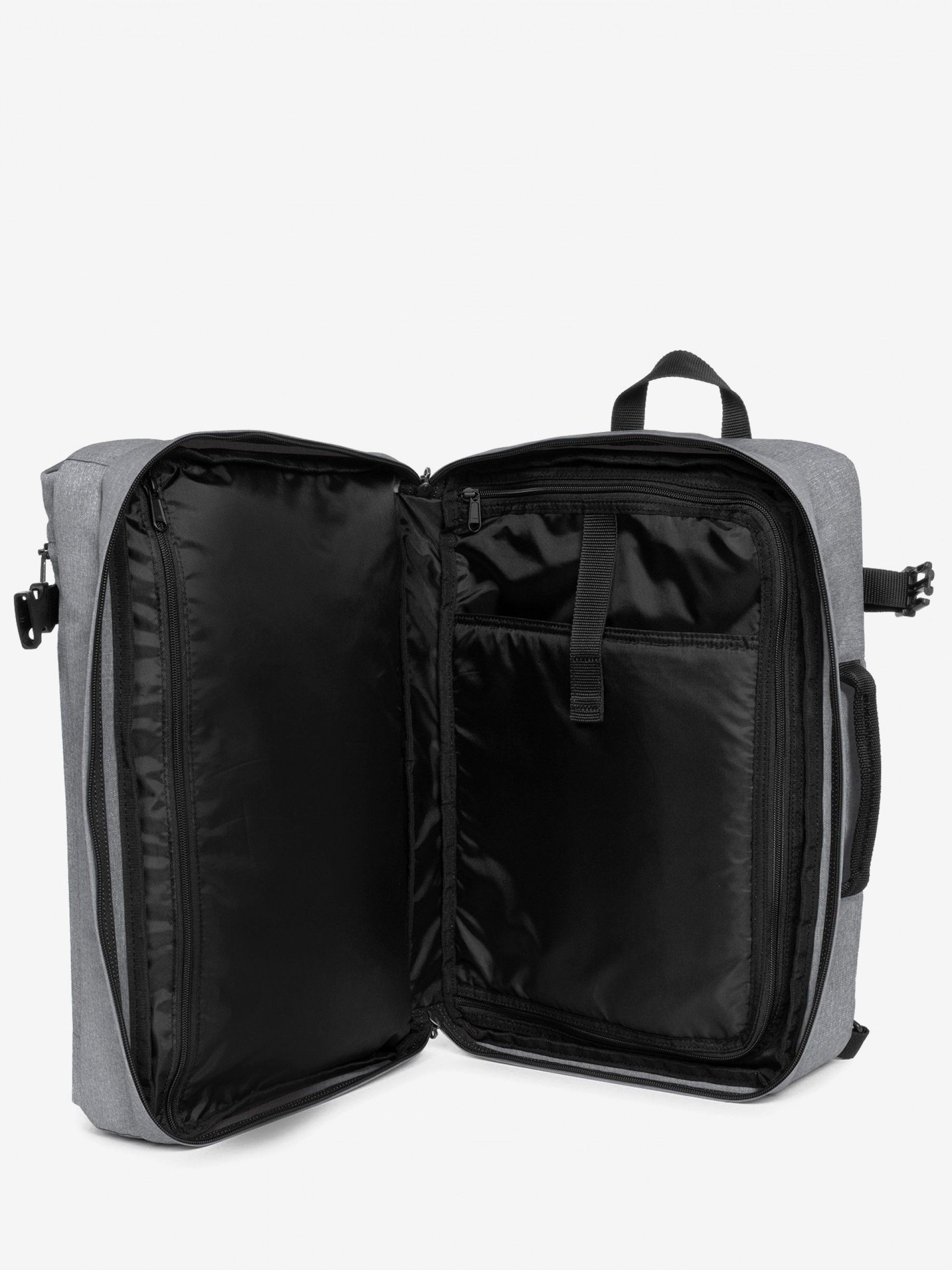 Eastpak Transit'R Pack Grey and Black Travel Backpack