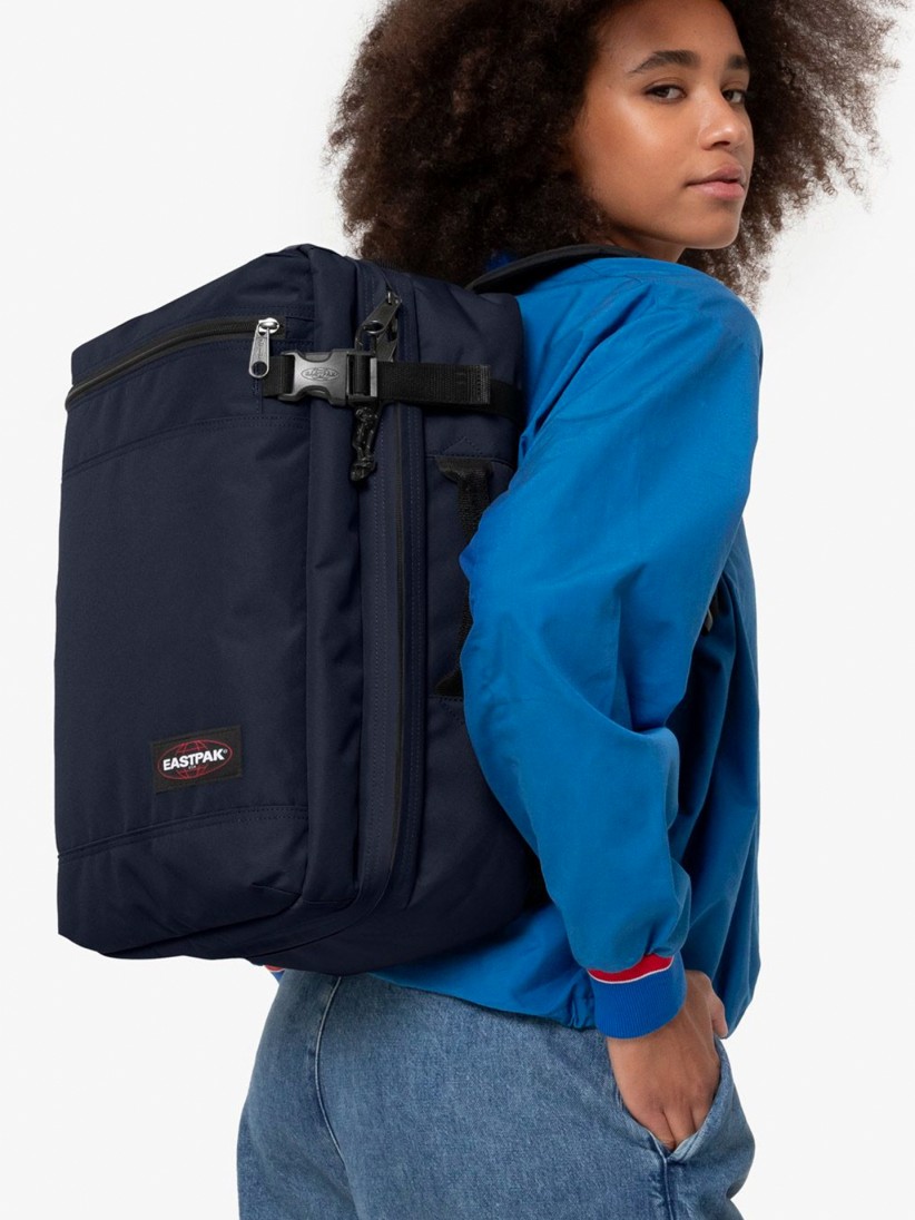 Mochila de Viagem Eastpak Transit'R Pack Azul e Preta