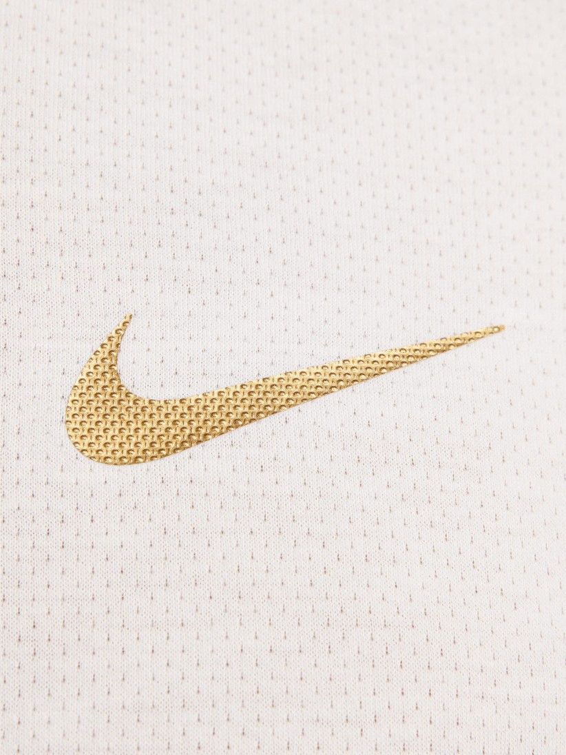 Nike x Jakob Ingebrigtsen Dri-FIT White and Golden Running T-shirt For Men