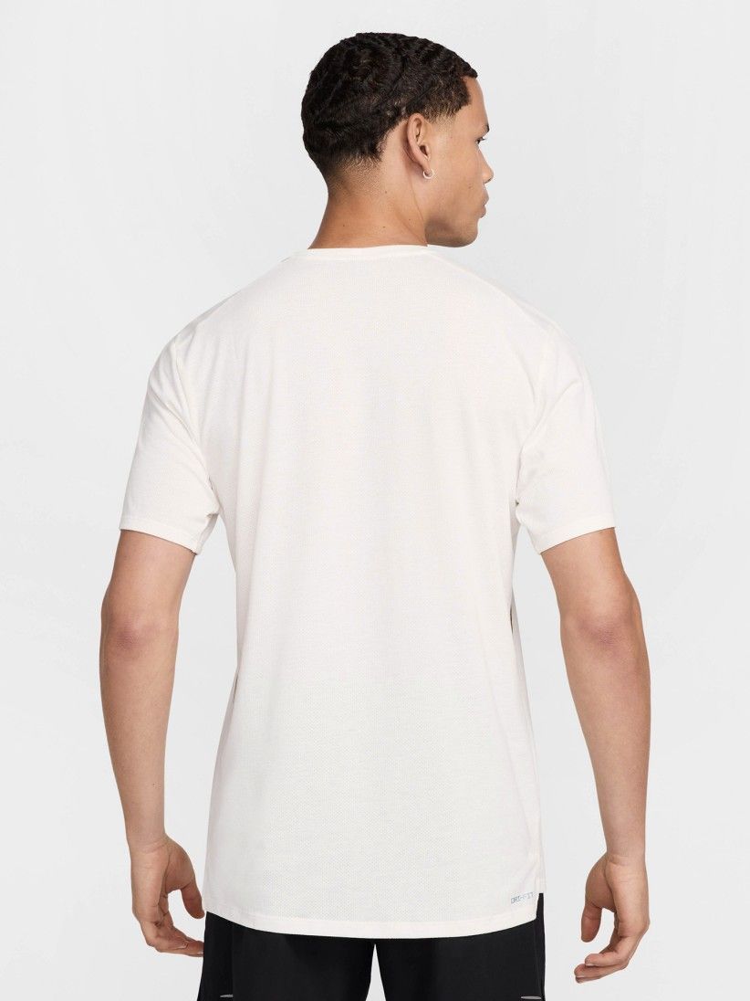 Nike x Jakob Ingebrigtsen Dri-FIT White and Golden Running T-shirt For Men
