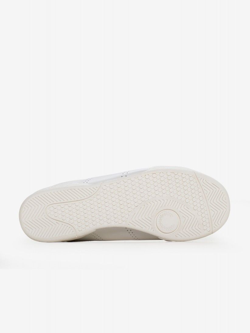 Zapatillas Fred Perry B722 De Piel Blancas y Amarillas