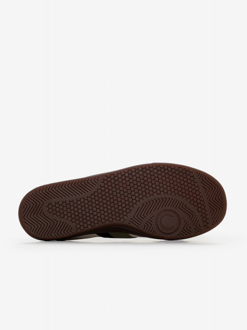 Sapatilhas Fred Perry B721 B9302 Em Pele Brancas