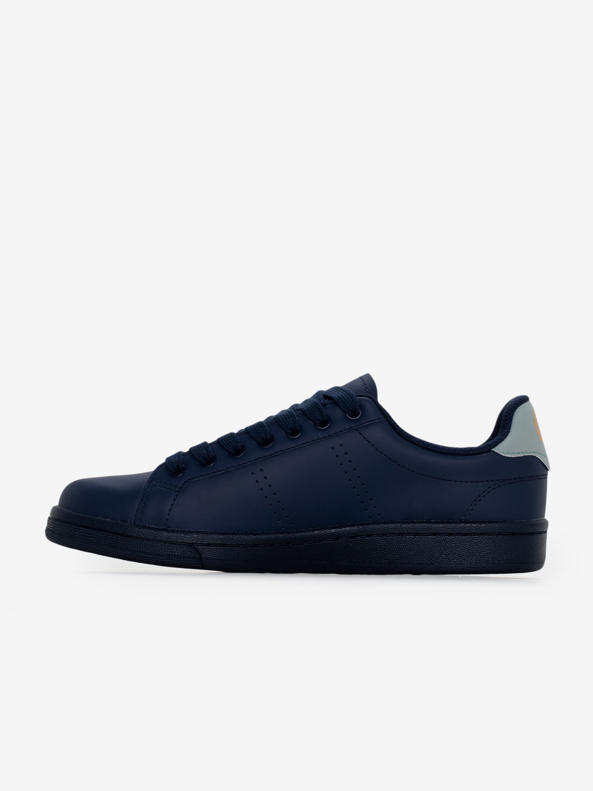 Sapatilhas Fred Perry B721 Em Pele Azuis