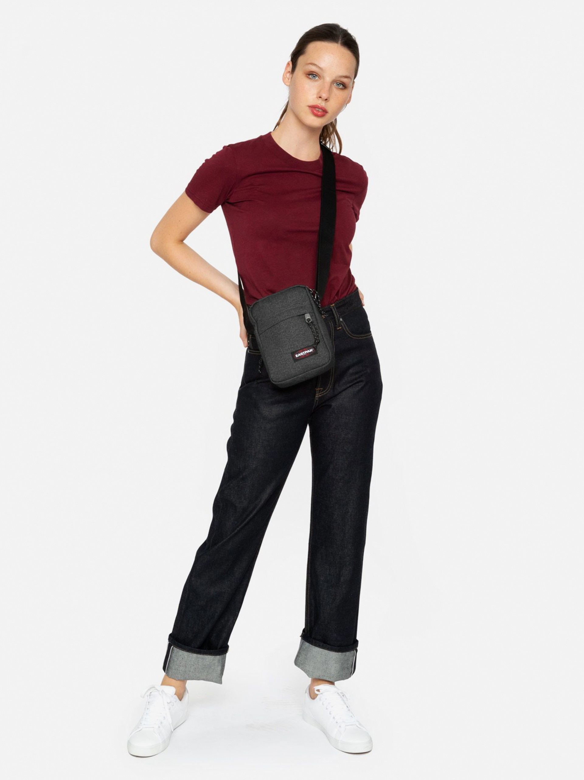 Bandolera Eastpak The One Gris