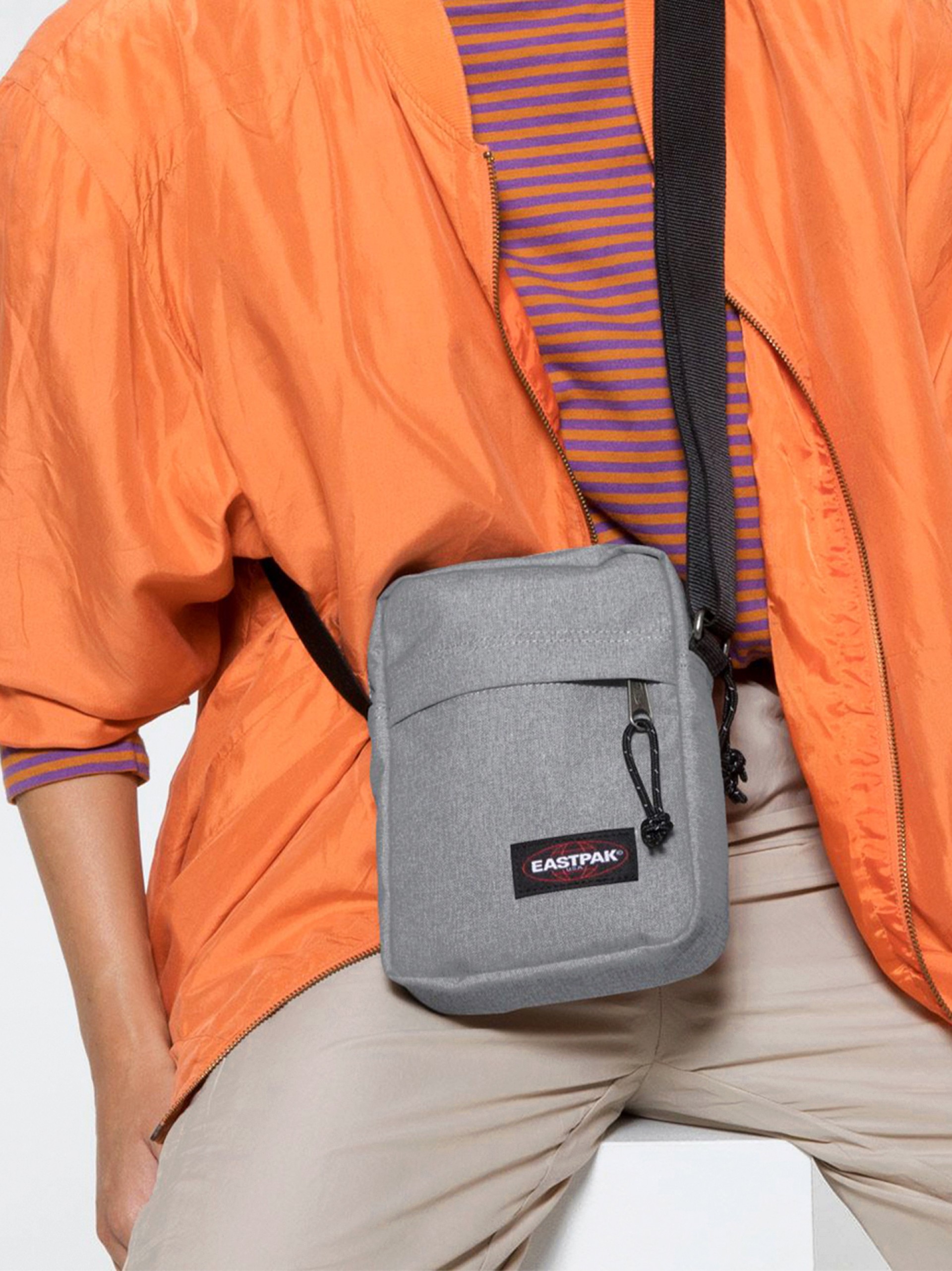 Bolsa a Tiracolo Eastpak The One Cinzenta