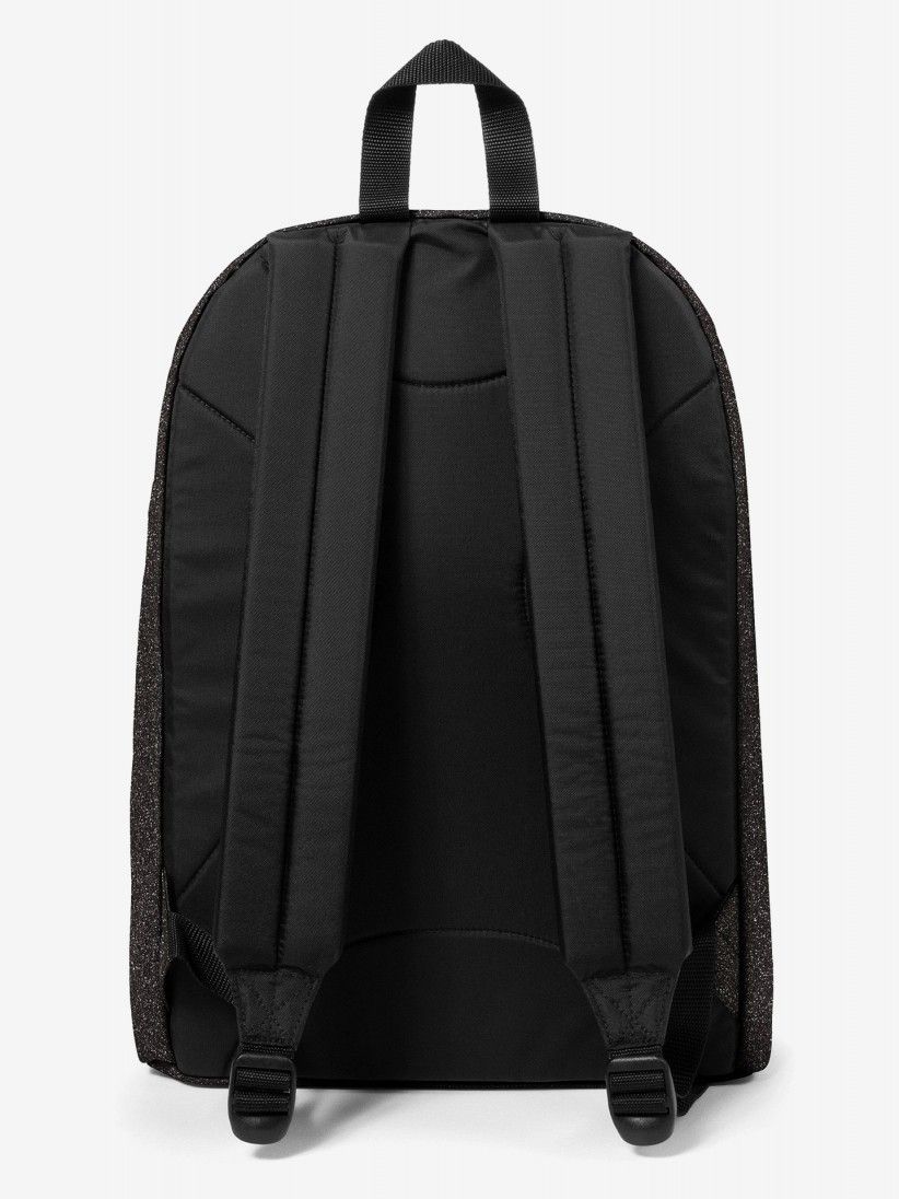 Mochila Escolar Eastpak Out Of Office Preta Brilhante