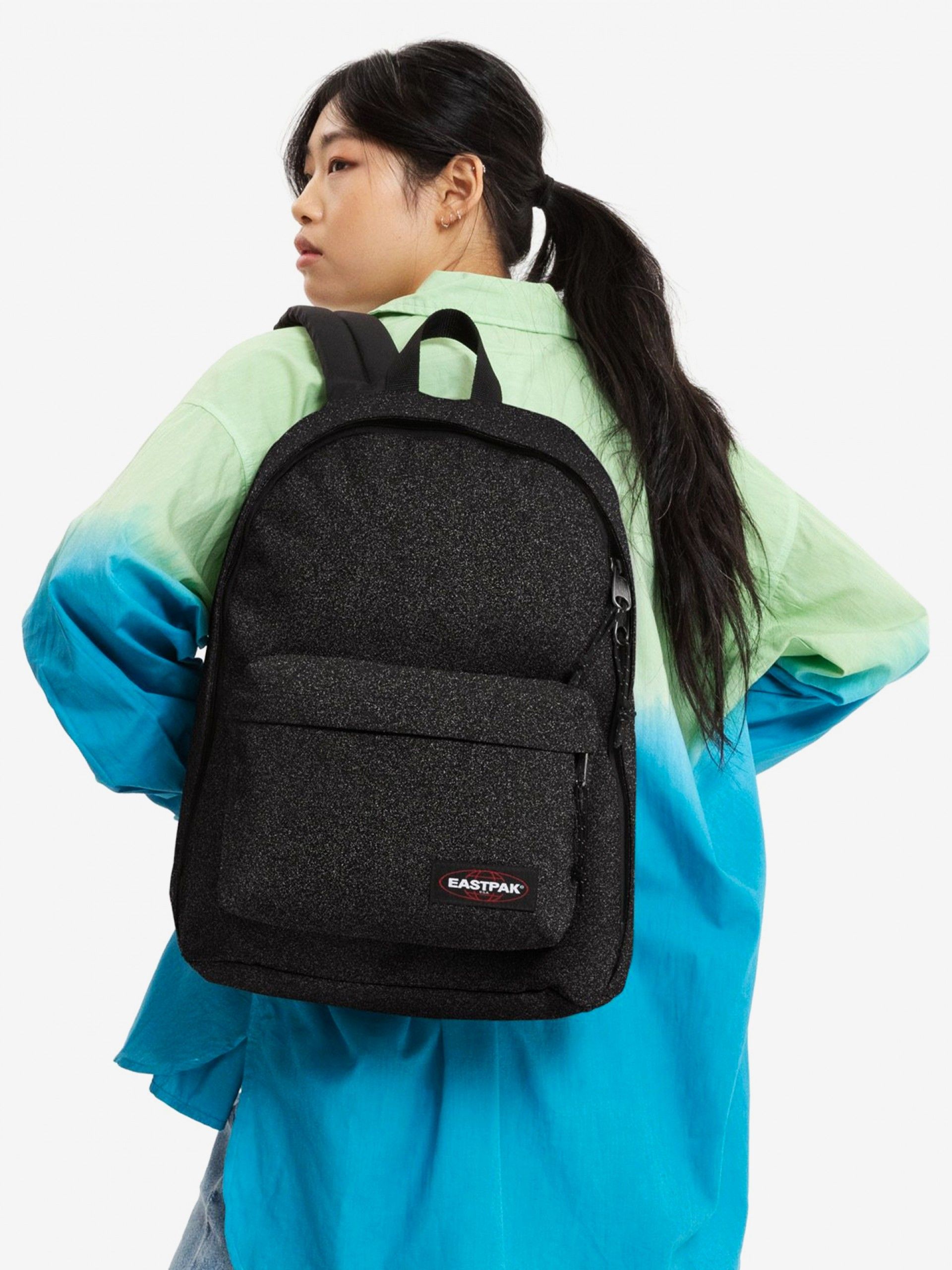 Eastpak Out Of Office Glossy Black School Backpack