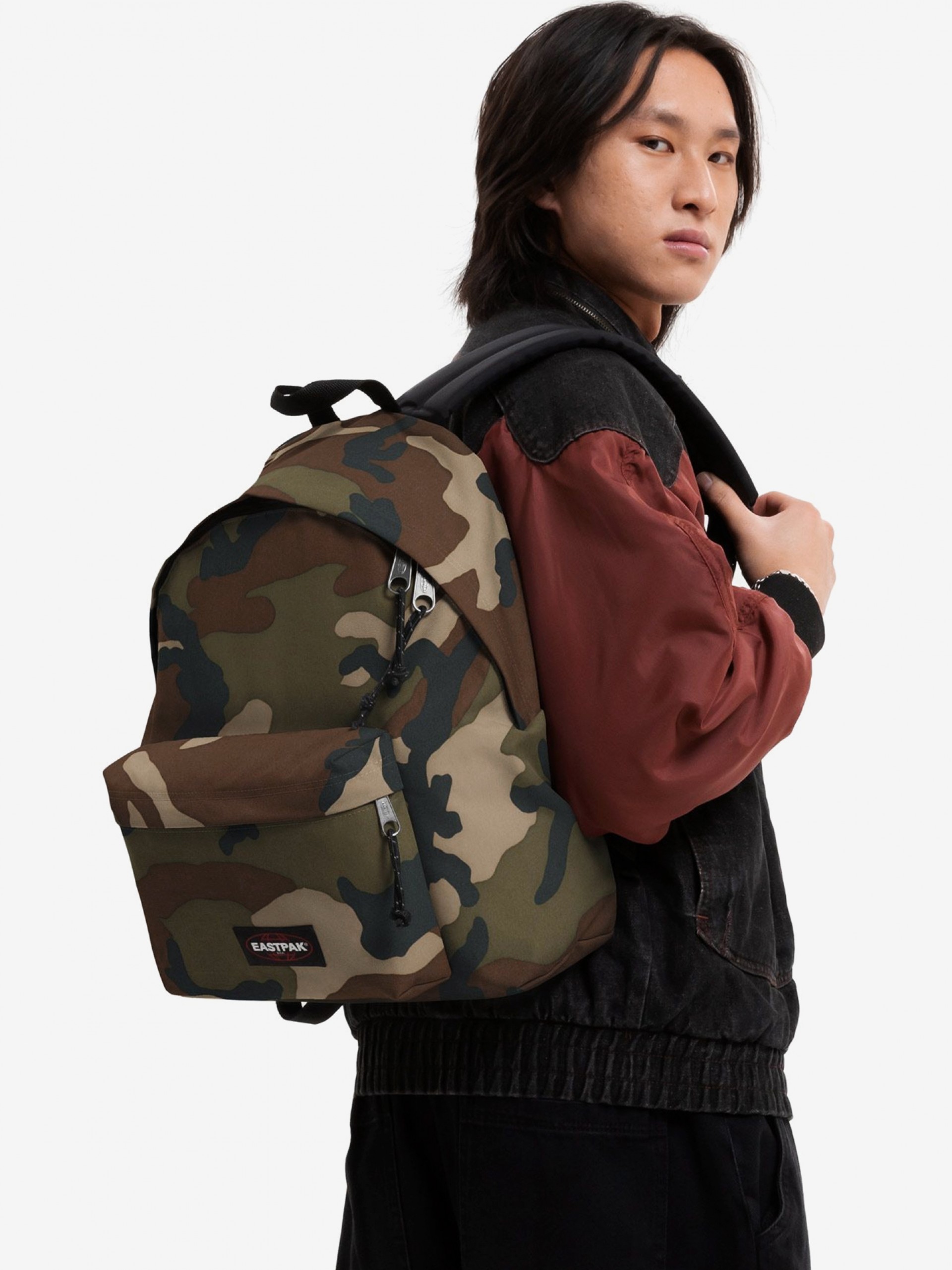 Mochila Escolar Eastpak Padded Pak'R Padrão Camuflado