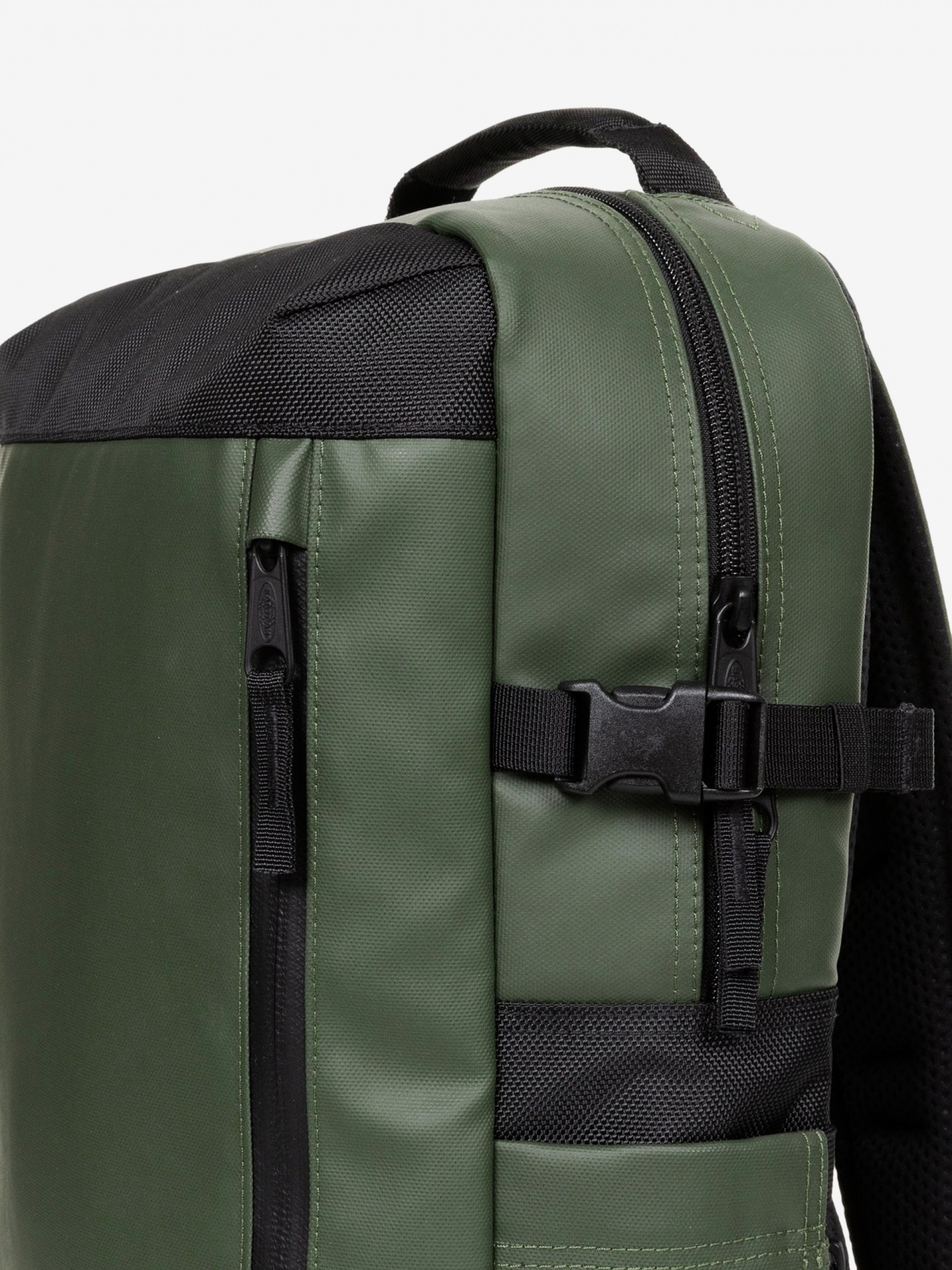 Mochila Eastpak Tecum M CNNCT Verde e Preta