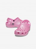Sandlias Crocs Classic Toddler Rosa Brilhante
