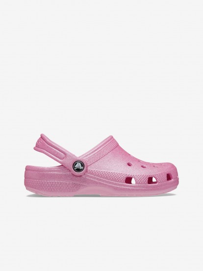 Sandlias Crocs Classic Kids Rosa Brilhante