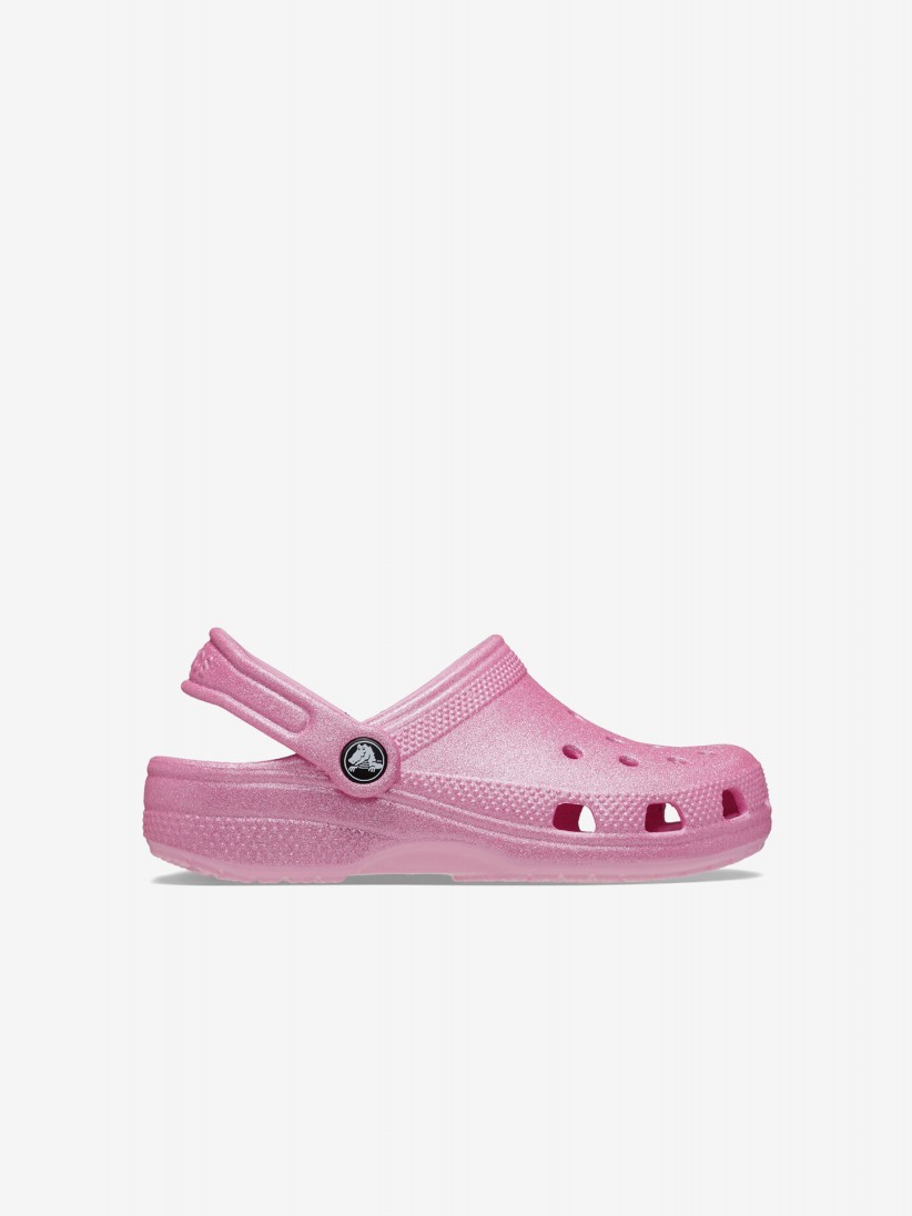 Sandlias Crocs Classic Toddler Rosa Brilhante