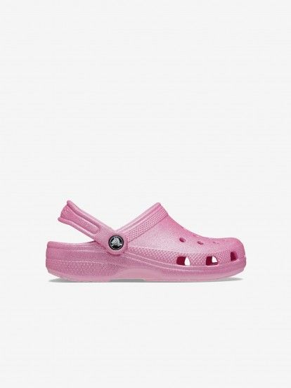 Sandlias Crocs Classic Toddler Rosa Brilhante