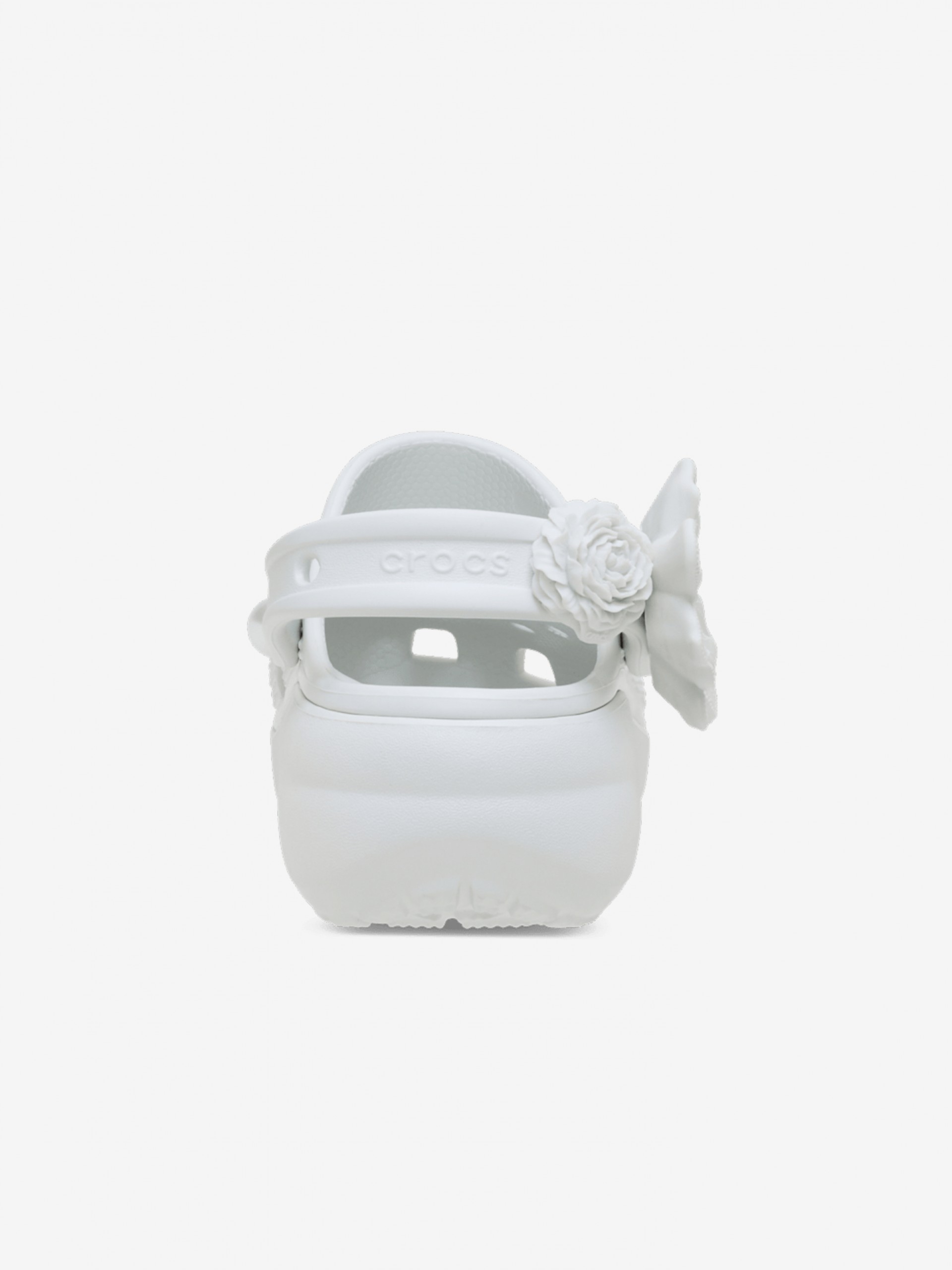 Crocs Classic Platform Bouquet White Sandals