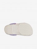 Sandlias Crocs Classic Kids Brancas Com Borboletas