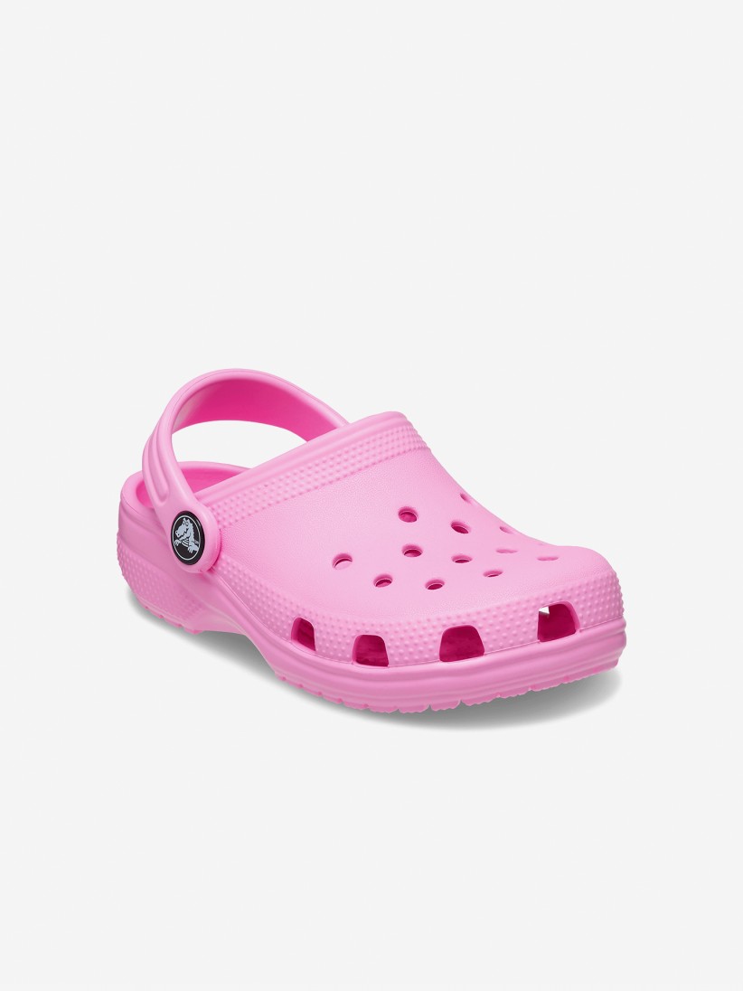 Sandlias Crocs Classic Toddler Rosa