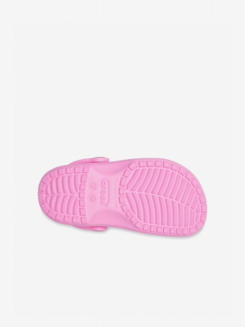 Sandlias Crocs Classic Toddler Rosa