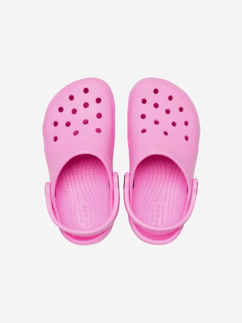 Sandálias Crocs Classic Toddler Rosa Sandálias Crocs Classic Toddler Rosa