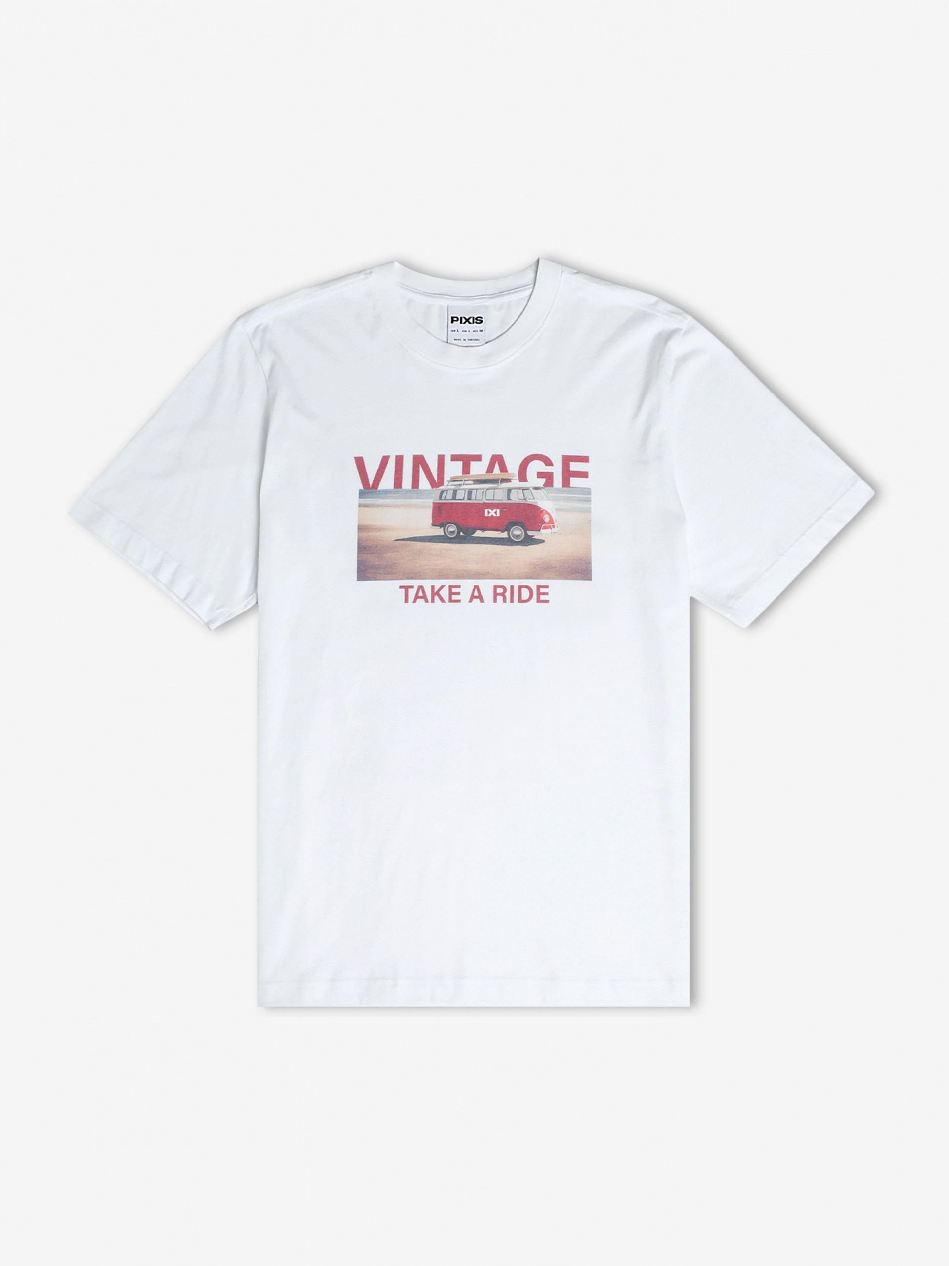 Camiseta Pixis Vintage Summer Blanca