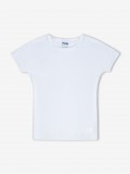 Pixis Aqua White T-shirt