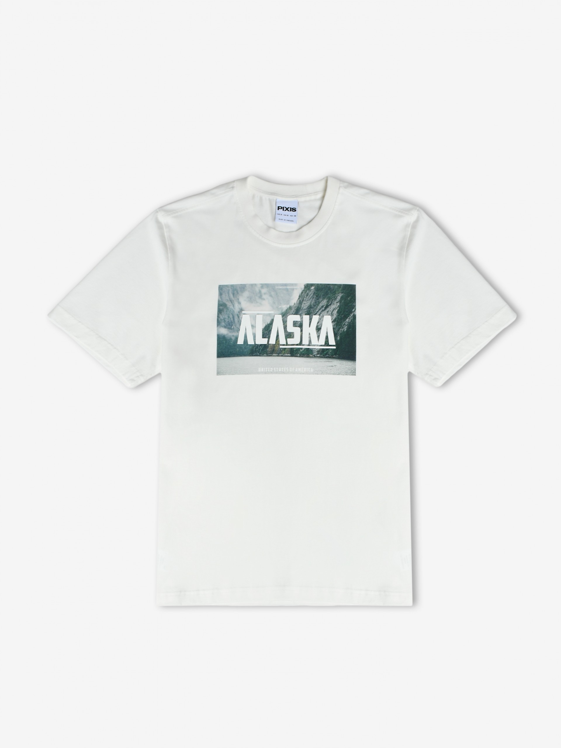 T-shirt Pixis Alaska Branca