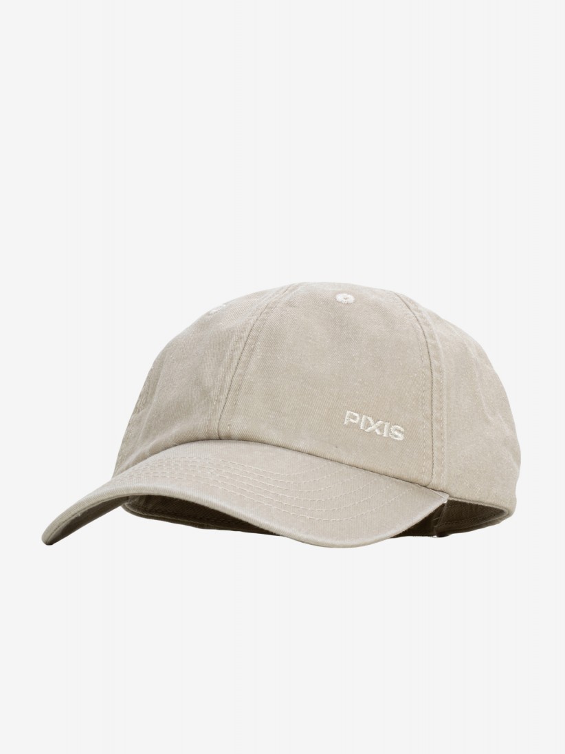 Pixis Stone Washed Beige Cap