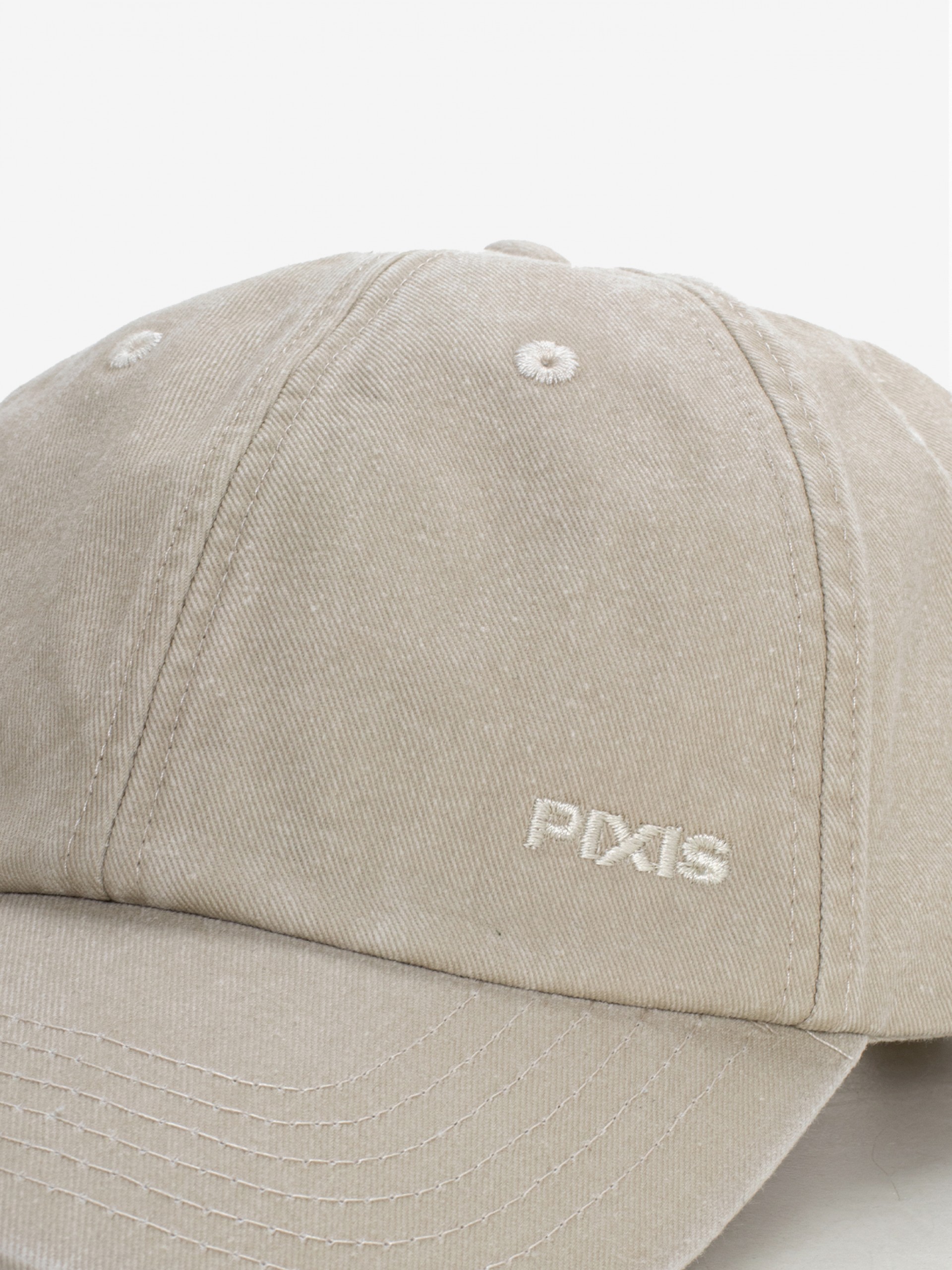 Pixis Stone Washed Beige Cap