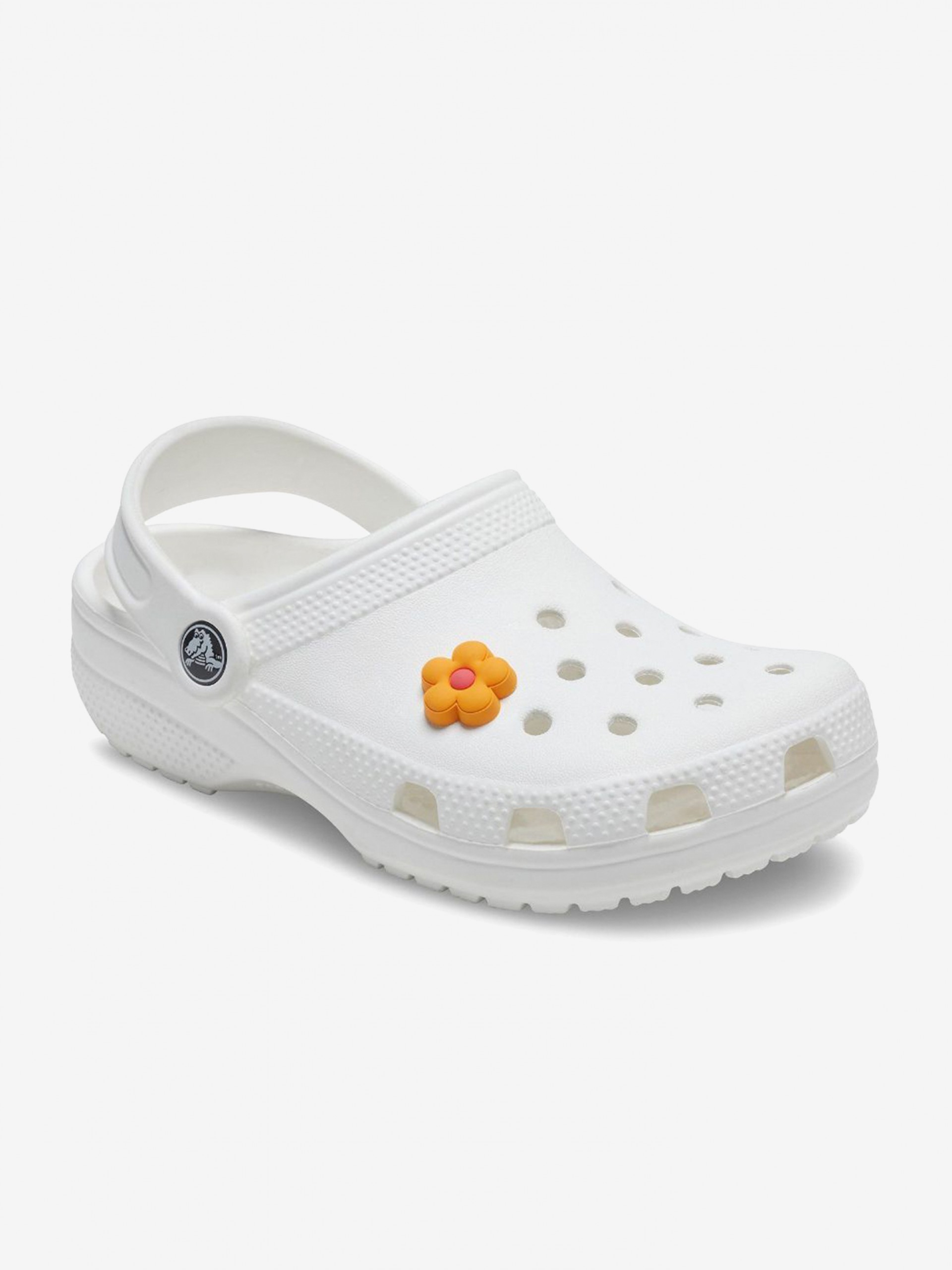 Crocs Orange Flower Jibbitz