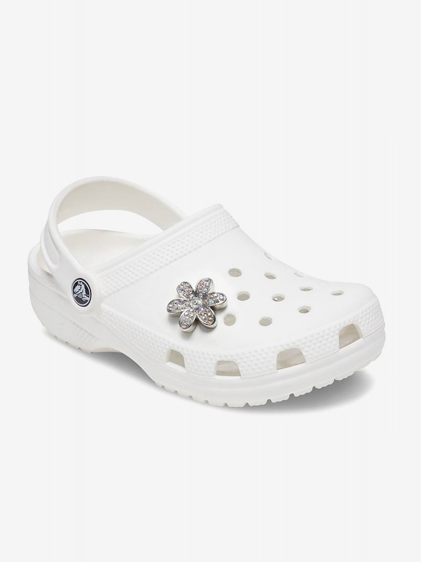 Pin Crocs Jibbitz Margarida Prateada