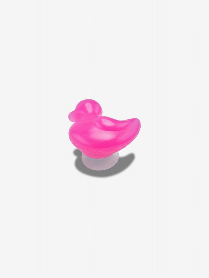 Pin Crocs Jibbitz Pato Rosa