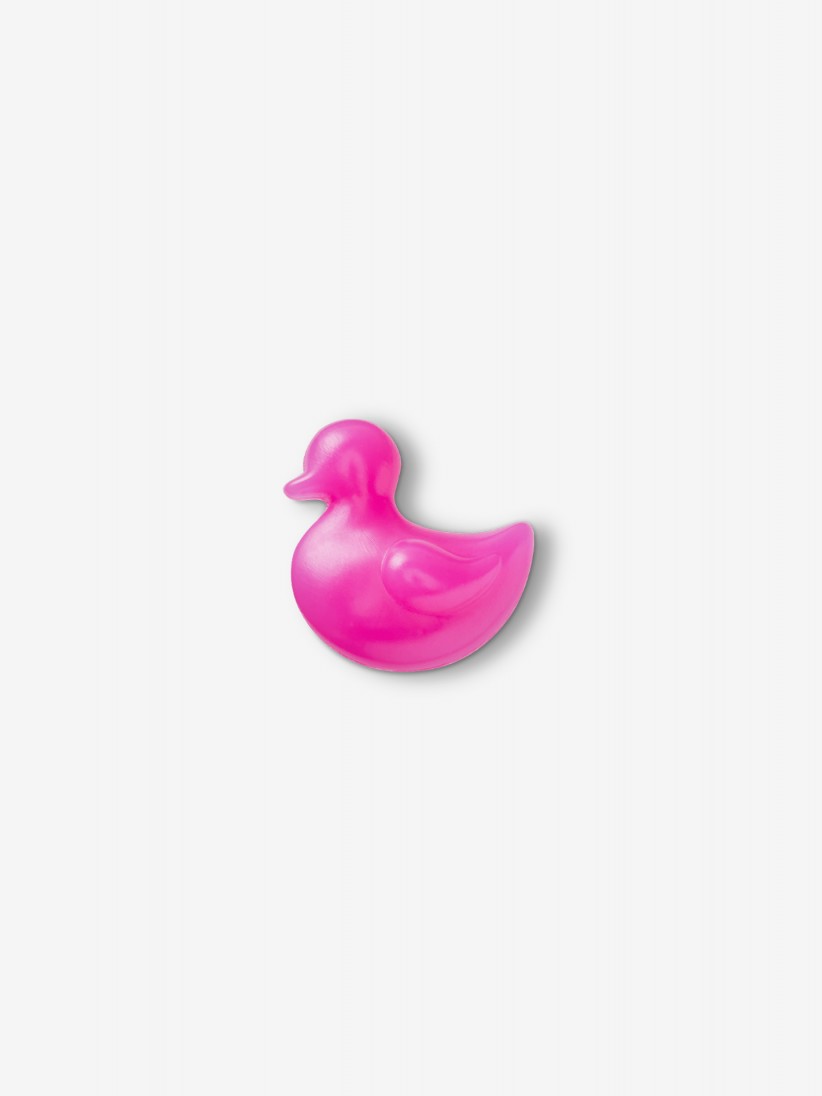 Pin Crocs Jibbitz Pato Rosa