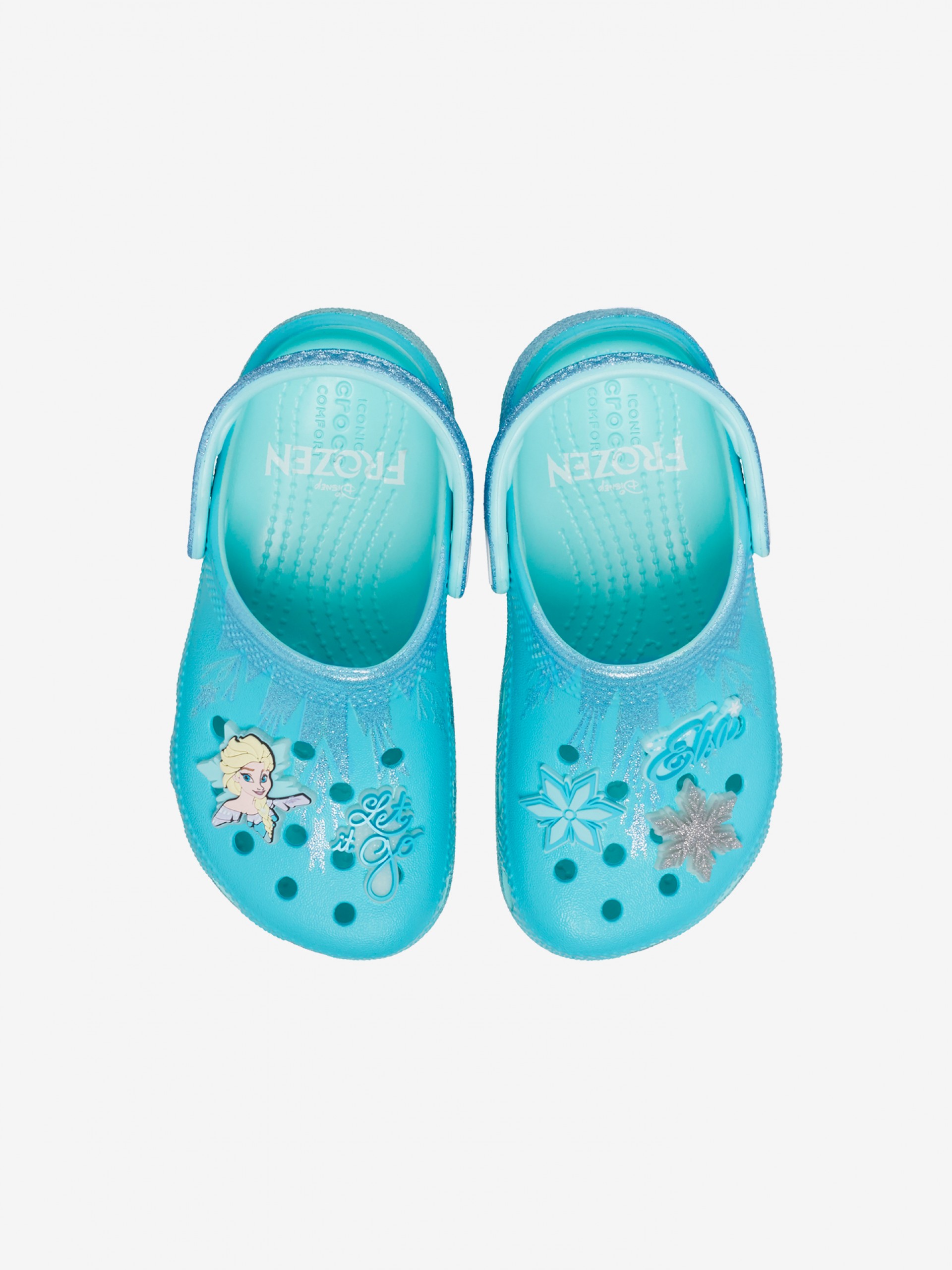 Crocs Classic Elsa Frozen Toddler Blue Sandals