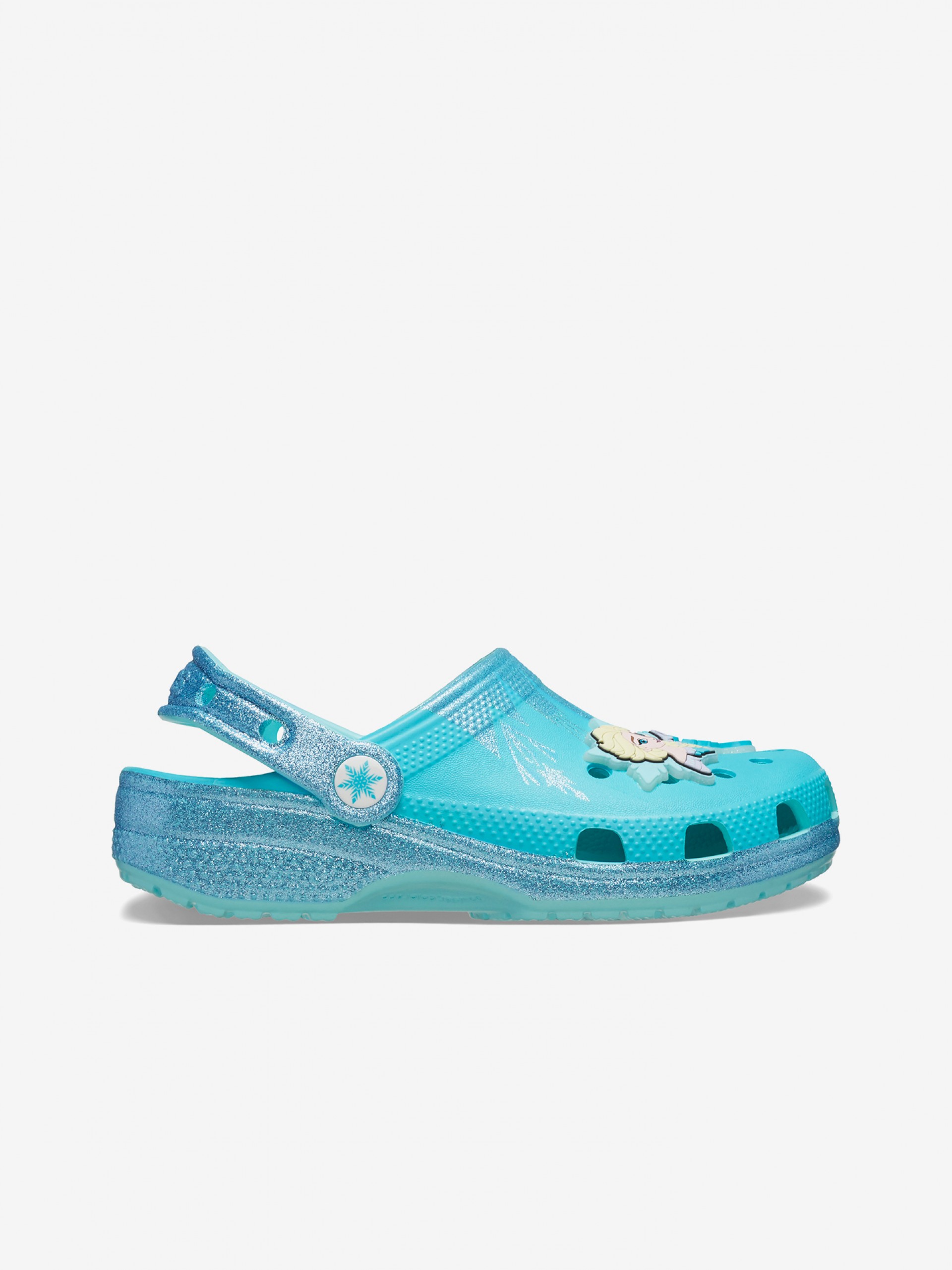 Sandálias Crocs Classic Elsa Frozen Kids Azuis