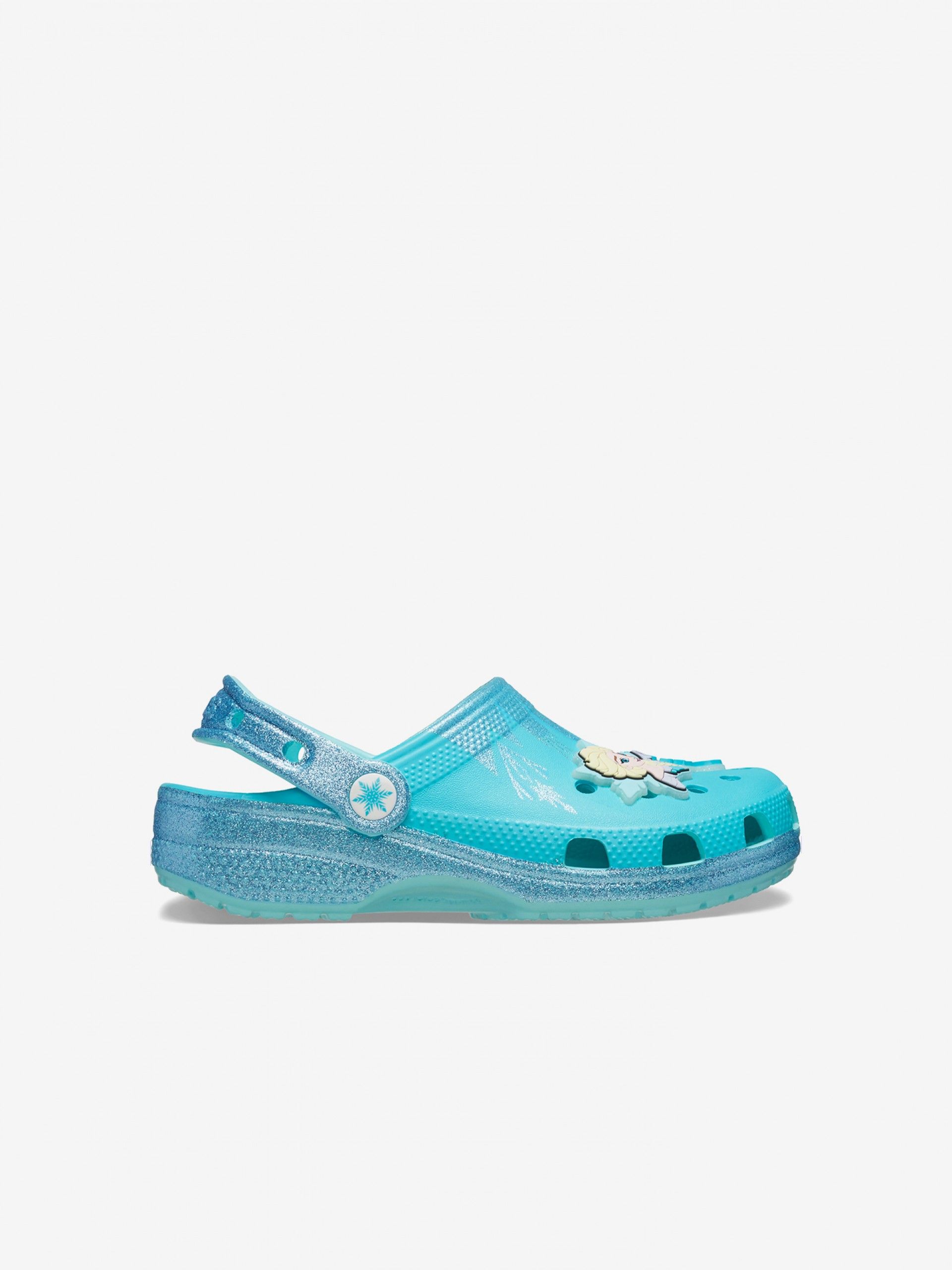 Sandalias Crocs Classic Elsa Frozen Toddler Azules