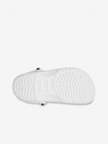 Sandlias Crocs Classic Bola de Futebol Kids Brancas e Pretas