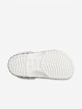 Sandlias Crocs Classic Warped Checker Kids Brancas e Pretas