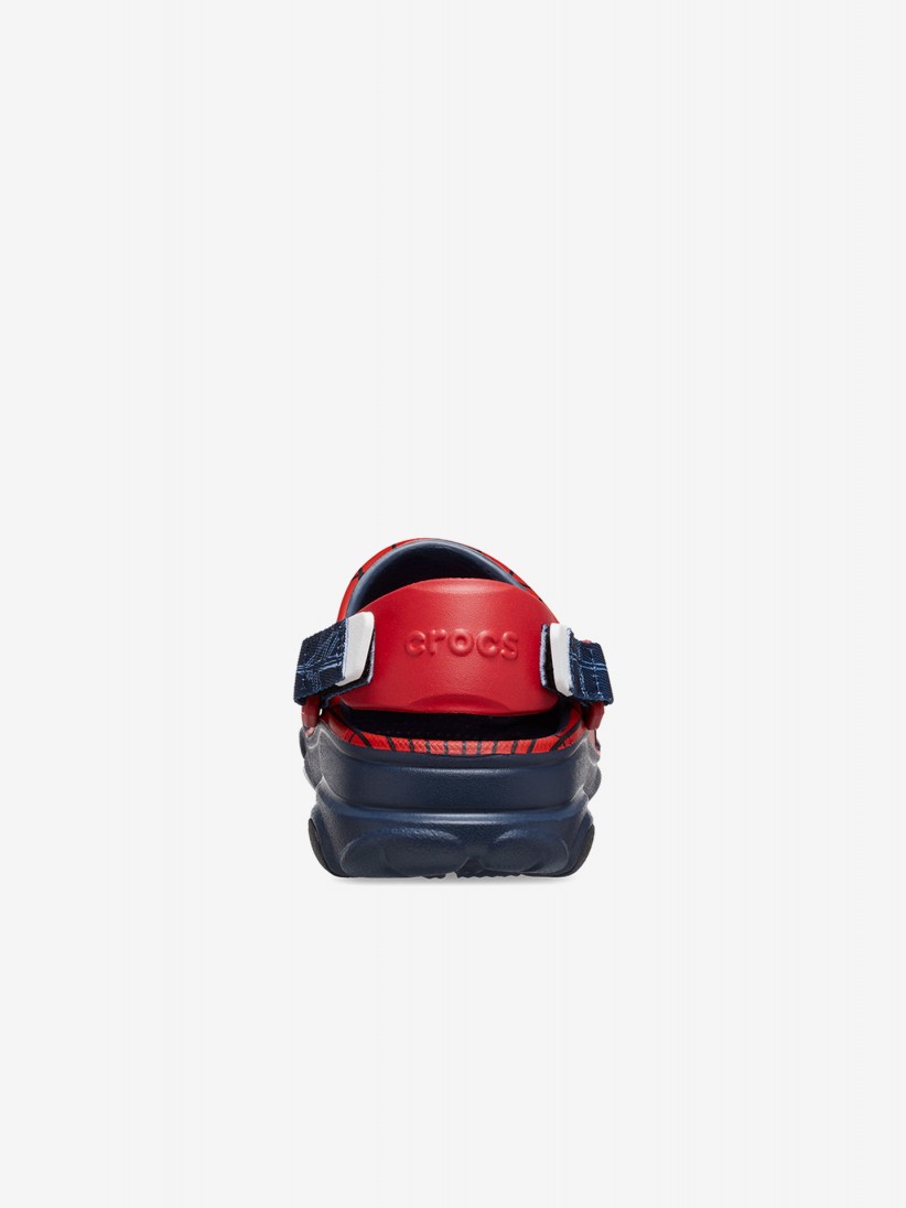 Sandlias Crocs Homem-Aranha All Terrain Toddler Vermelhas e Azuis