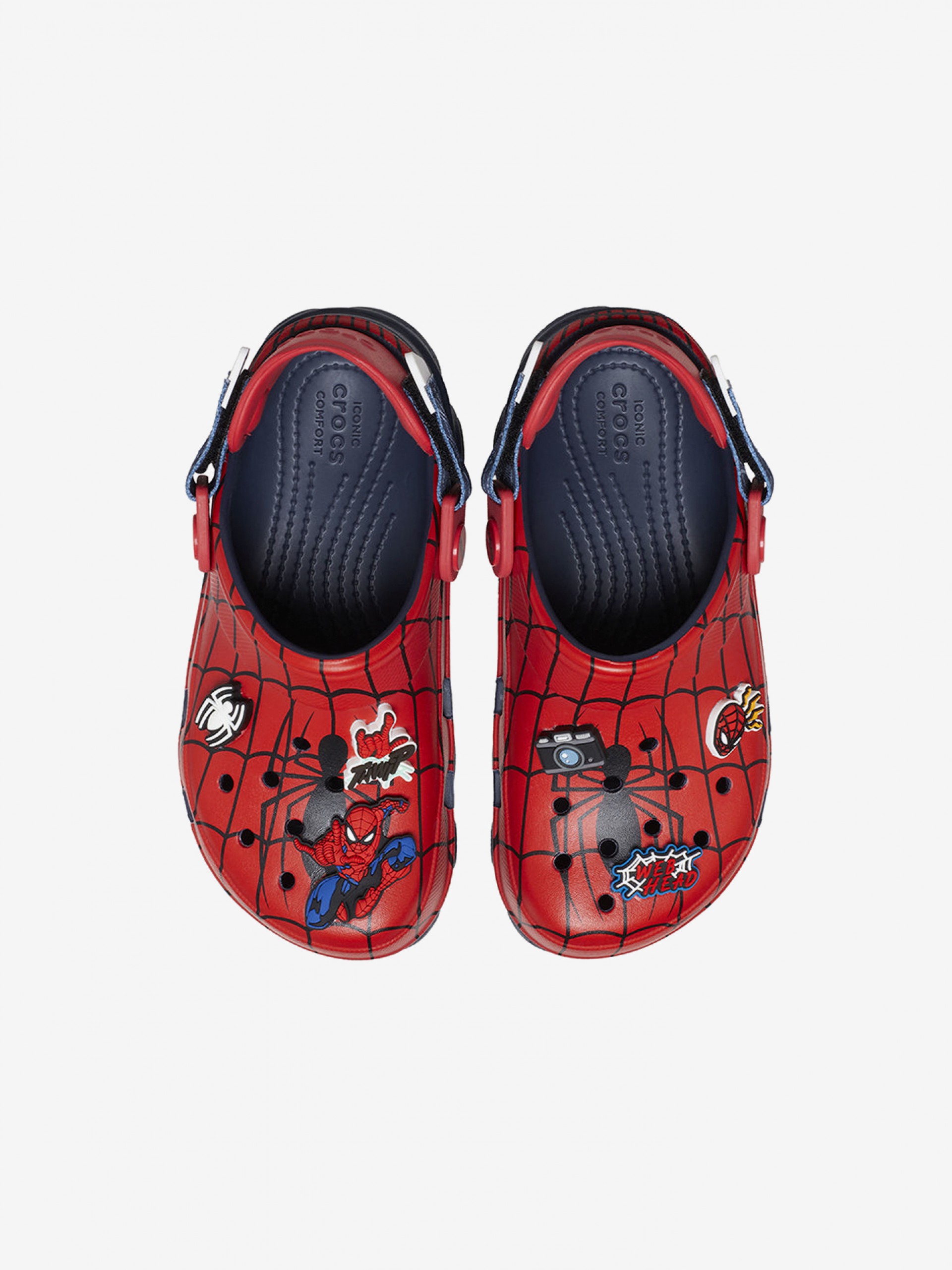 Crocs Spider-Man All Terrain Toddler Red and Blue Sandals
