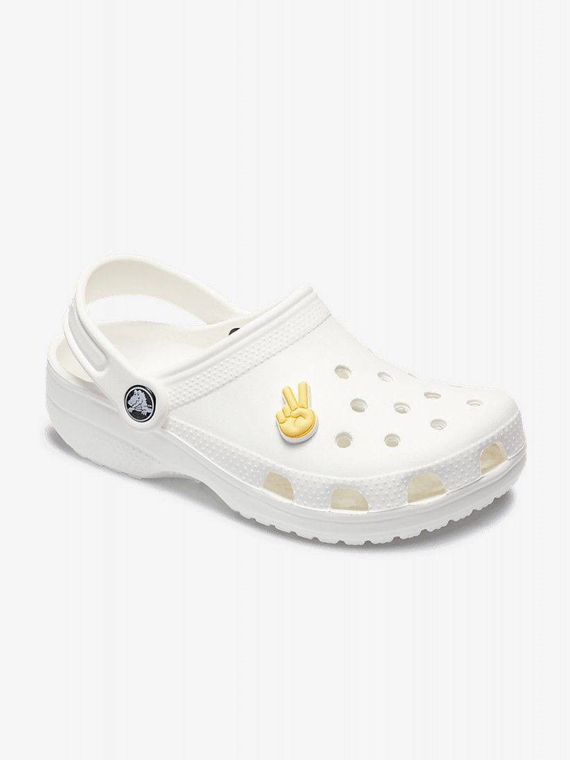 Pin Crocs Jibbitz Mo Sinal de Paz