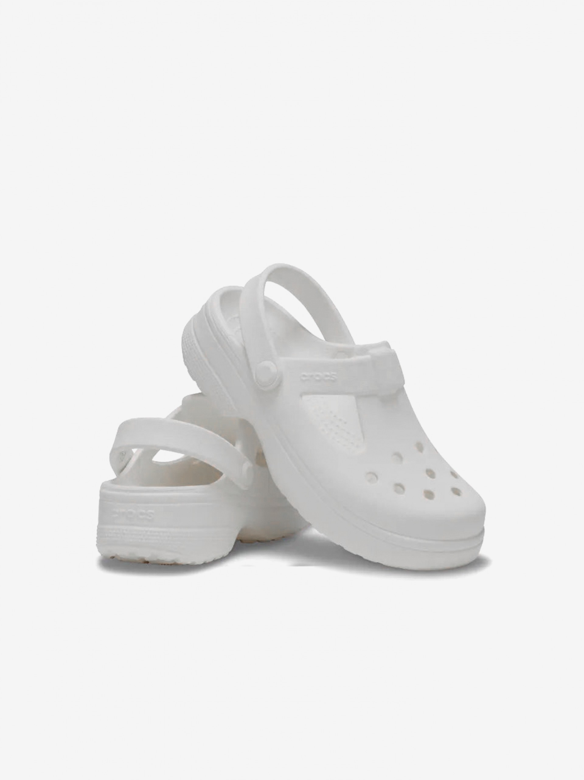 Sandalias Crocs Classic Mary Jane Kids Blancas