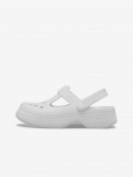 Sandlias Crocs Classic Mary Jane Kids Brancas