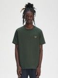 T-shirt Fred Perry Ringer Verde
