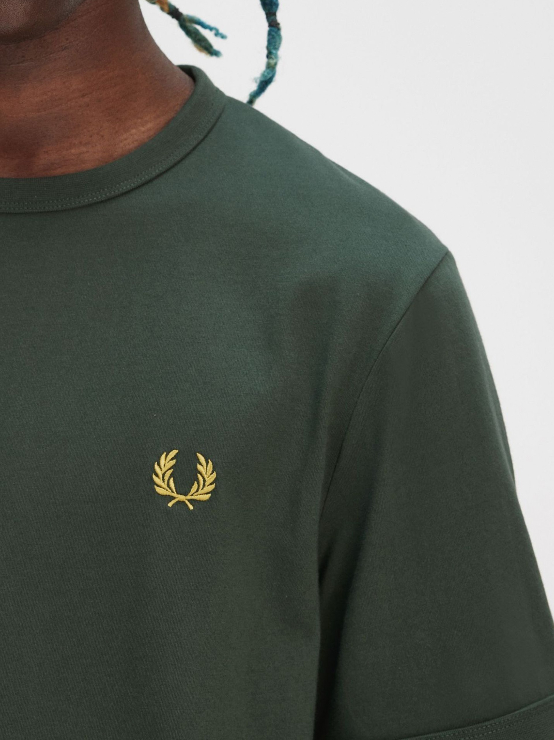 T-shirt Fred Perry Ringer Verde