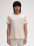 Fred Perry Crew Neck Beige T-shirt