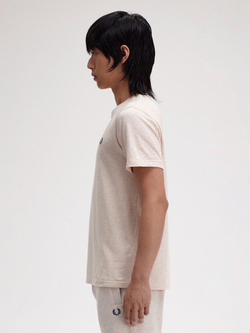 Fred Perry Crew Neck Beige T-shirt - M1600-W50 - BZR Online